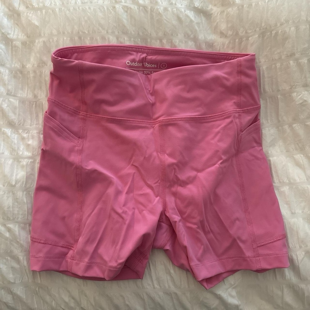 Brand new pink Outdoor Voices shorts!!!